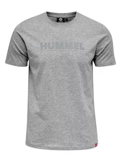 Koszulki i topy damskie - Hummel Koszulka "Legacy" w kolorze szarym - grafika 1