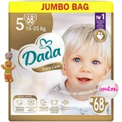 Pieluchy - Pieluszki DADA 5 JUNIOR 15-25kg 68 sztuk Extra Care Pampersy JUMBO BAG - miniaturka - grafika 1