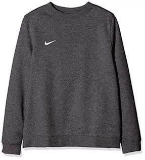 Bluzy dla chłopców - Nike Bluza chłopięca Y Crw Flc Tm Club19 szary Charcoal Heathr/(White) S AJ1545 - grafika 1