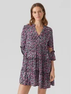 Sukienki - Vero Moda Sukienka letnia Easy 10297359 Kolorowy Relaxed Fit - miniaturka - grafika 1