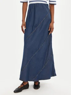Munthe Spódnica maxi Parson 252122225207 Niebieski Regular Fit - Spódnice - miniaturka - grafika 1