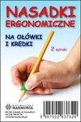Teczki i skoroszyty - Wydawnictwo Harmonia Wydawnictwo Harmonia, nasadki ergonomiczne na ołówki, 2 sztuki - miniaturka - grafika 1