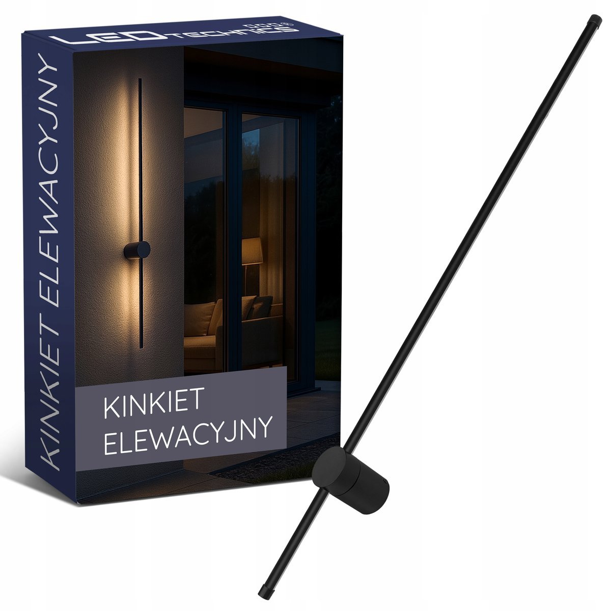 Kinkiet ścienny 120cm 22W LED CCD nad lustro obraz elewacyjny