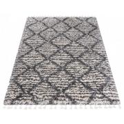 Dywany - Kremowy prostokątny dywan shaggy do sypialni - Nikari 9X - miniaturka - grafika 1