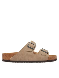 Birkenstock Klapki Arizona Vegan 1025779 Beżowy - Klapki i japonki męskie - miniaturka - grafika 1