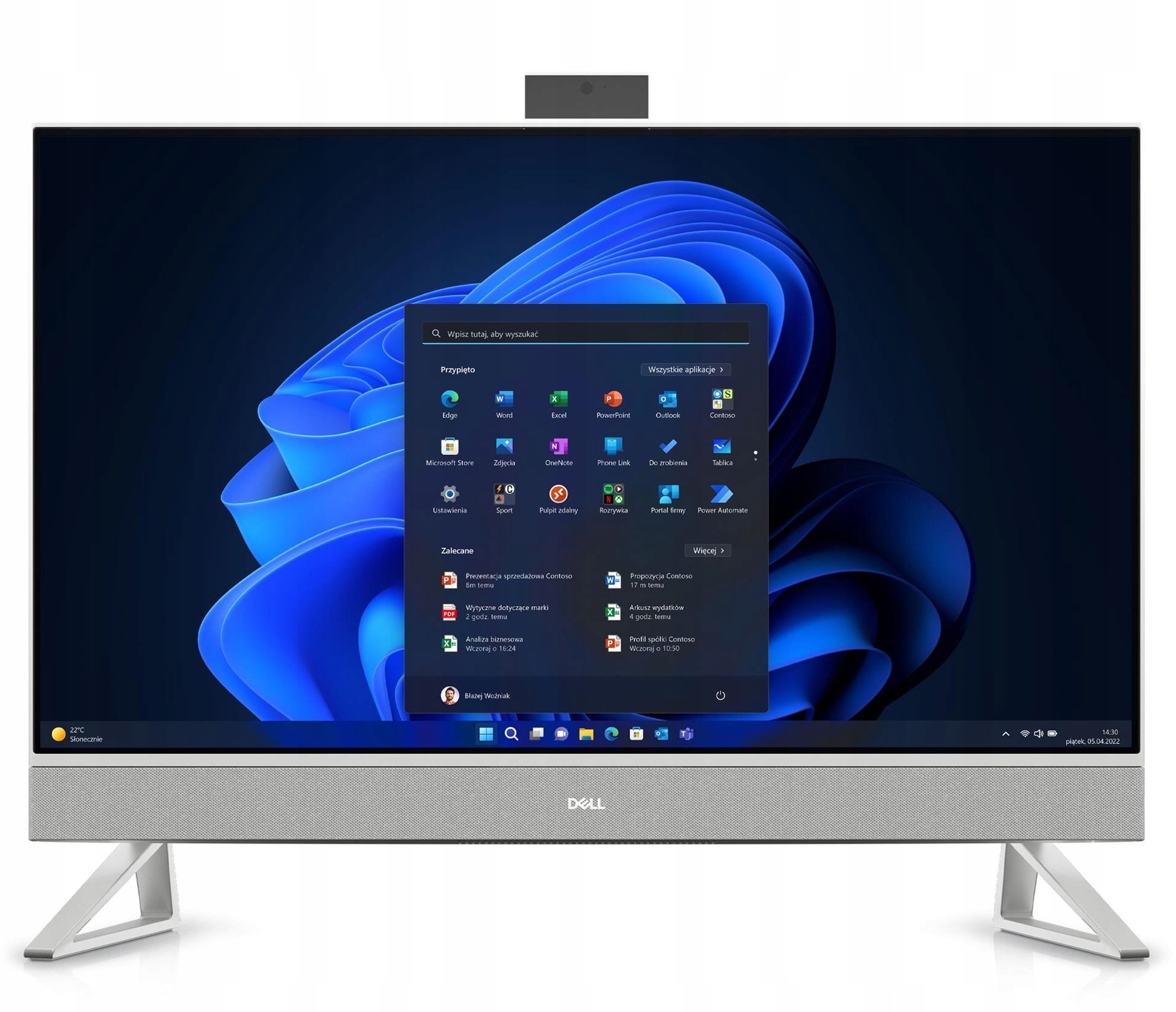 Dell Komputer Dell 27 All-in-One EC27250 Win 11Pro/i5-1334U/16GB/512GB SSD/27.0 FHD/Intel Iris Xe/Cam/WLAN+BT/Wireless Kb & Mouse/3Y ProSupport X_EC27250_RPLU-R_004