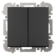 Wyłączniki światła i elektryczne - Elektro-Plast Łącznik świecznik Santra czarny - miniaturka - grafika 1
