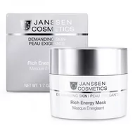 Maseczki do twarzy - Janssen Cosmetics Rich Energy Mask Kremowa maska energetyzująca 50 ml - miniaturka - grafika 1