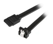 Kable komputerowe i do monitorów - Silver Monkey Kabel SATA III, kątowy, 1m czarny - miniaturka - grafika 1