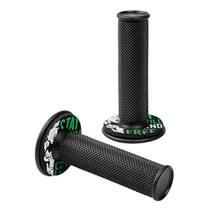 Lampa 90572 Donut Off-Road Grips, uniwersalne uchwyty - czarne - zielone - Części motocyklowe - miniaturka - grafika 1