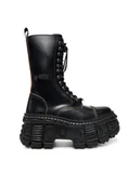 Glany damskie - NEW ROCK Glany M-WALL127N-C4 Czarny - miniaturka - grafika 1