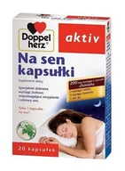 Układ nerwowy - Queisser QUEISSER PHARMA GMBH & CO. Doppelherz aktiv Na sen kapsułki 20 kapsułek - miniaturka - grafika 1