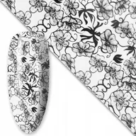 Ozdoby do paznokci - Folia transferowa do paznokci 80 cm Black Nr 1 - miniaturka - grafika 1