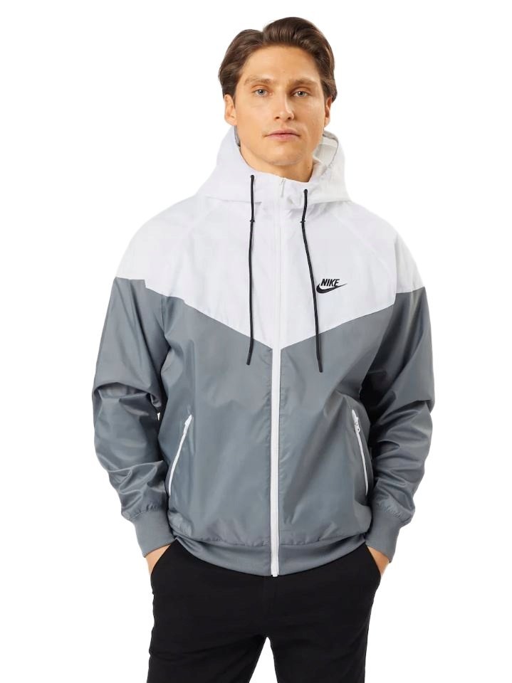 Kurtka Męska Nike Przeciwdeszczowa Z Kapturem Sportowa Wiatrówka R. S