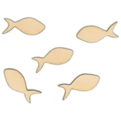 Scrapbooking - EKO-DECO, drewniane ryby, 5 sztuk - miniaturka - grafika 1