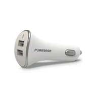 Ładowarki do telefonów - PureGear 60728PG ładowarka do urządzeń przenośnych GPS, Zestaw słuchawkowy, Telefon komórkowy, Przenośna konsola do gier, Smartfon, Tablet Biały Zapalniczka Automatyczna - miniaturka - grafika 1