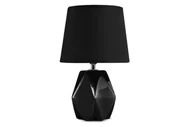 Lampy stojące - Lampa stołowa FABO czarny, Ø18 h29,5, ceramika/tkanina - miniaturka - grafika 1