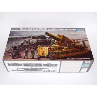 Trumpeter Morser Karl-Gerat 040/041 railway carrier ! GXP-640633 - Modele do sklejania - miniaturka - grafika 1