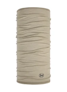 Chusta wielofunkcyjna Buff Lightweight Merino Wool - solid taupe grey - Czapki i chusty sportowe męskie - miniaturka - grafika 1