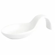 Łyżeczki - Quid Chef ceramiczna łyżeczka koktajlowa biała 10 x 5 cm (12 sztuk) (opakowanie 12 sztuk) - miniaturka - grafika 1