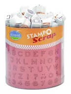 Zabawki kreatywne - Aladine Stempelki, 3 alfabety, 103 sztuki - miniaturka - grafika 1