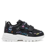 Buty dla dziewczynek - Sneakersy DeeZee CEO-AVO-19627-002 Czarny - miniaturka - grafika 1