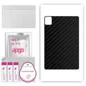 Akcesoria do tabletów i e-booków - folia naklejka skórka strukturalna na TYŁ do Apple iPad Pro 11 5 gen. 2024 - Carbon Czarny - apgo SKINS - miniaturka - grafika 1