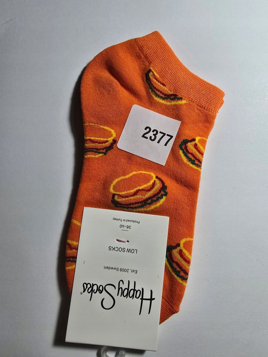 Kolorowe skarpety Happy Socks stopki unisex rozmiar 36-40 (2377)