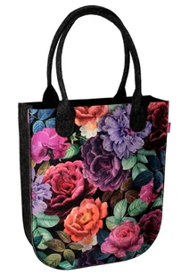 Pojemna torebka damska shopper bag filcowa A4 - Torebki damskie - miniaturka - grafika 1