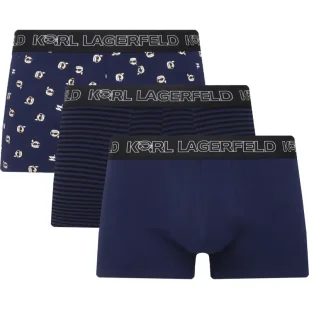 Karl Lagerfeld Bokserki 3-pack Ikon - Majtki męskie - miniaturka - grafika 1