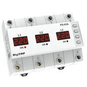 Akcesoria do monitoringu - Przełącznik faz DigiTOP PS-63A - miniaturka - grafika 1