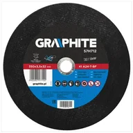 Tarcze do pił - Graphite tarcza tnąca do metalu 350 x 3.5 x 32 mm, 41 A24-T-BF 57H712 - miniaturka - grafika 1