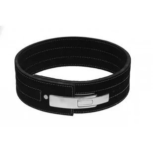 Pas kulturystyczny skórzany Power + - Pasy kulturystyczne - miniaturka - grafika 1