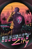 Plakaty - Galeria Plakatu, Plakat, Cyberpunk 2077 Visit Night City, 61x91,5 cm - miniaturka - grafika 1