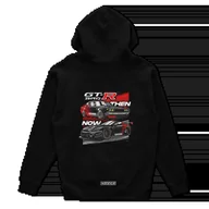 Odzież do sportów motorowych - Czarna bluza z kapturem Nissan Skyline GT-R ADVAN-XS - miniaturka - grafika 1