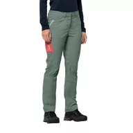 Spodnie sportowe damskie - Spodnie softshellowe OVERLAND PANTS W hedge green - 40 - miniaturka - grafika 1