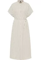 Sukienki - DreiMaster Maritim Damska sukienka bluzkowa 35226310, jasnobeżowa, granatowa, L, Jasnobeżowy, morski, L - miniaturka - grafika 1