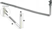 Piorunochrony - Elko-Bis Uchwyt pod dachówkę L-330mm H-100mm ocynk z zaczepami skręcany 91003301 - miniaturka - grafika 1