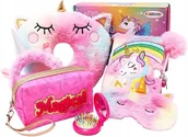 Poduszki do karmienia - Zestaw Poduszka i Pamiętnik z Motywem Jednorożca 6 Elementów - miniaturka - grafika 1