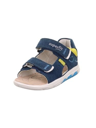 Superfit Sandały Nino, niebieskie/żółte 8000, 22 EU