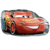 Balony i akcesoria - Balon foliowy, Auta, Lighting McQueen, 14" - miniaturka - grafika 1