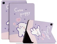 Etui do tabletów - Etui Slimcase do Samsung Galaxy Tab A7 Lite 8.7, fioletowe z motywem psa 5903814648190 - miniaturka - grafika 1
