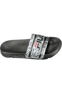 Klapki i japonki męskie - KAPCIE MĘSKIE FILA CZARNE - miniaturka - grafika 1