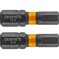 Narzędzia warsztatowe - Topex Grupa sp. z o.o. S.K. Bity udarowe HEX5x25mm 2szt. 56H508 - miniaturka - grafika 1