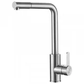 Baterie kuchenne - LAVEO BAB 269D BONA Bateria zlewozmywakowa stojąca z wylewką  L Jednouchwytowa Sposób montażu: stojący Głowica: 35 mm Zasięg wylewki: 218 mm Wykończenie: stal - miniaturka - grafika 1