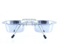 Miski dla psów - Komplet Misek Na Stojaku 0,4 L Z Imieniem Psa - miniaturka - grafika 1