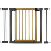 Zabezpieczenia dla dzieci - Barierka, Bramka Rozporowa, Zabezpieczająca Na Schody I Drzwi Nukido, Brązowa - miniaturka - grafika 1