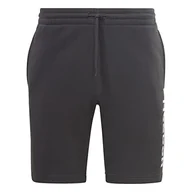 Spodenki damskie - Reebok Męskie szorty do czytania liniowego, czarne, 2XL, Czarny, XXL - miniaturka - grafika 1