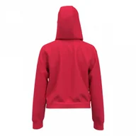 Bluzy sportowe damskie - Damska bluza treningowa nierozpinana z kapturem Under Armour UA Armour Flc Pro Hdy - czerwona - UNDER ARMOUR - miniaturka - grafika 1
