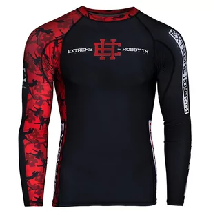 Rashguard do MMA męski z długim rękawem RED WARRIOR - Bluzy sportowe męskie - miniaturka - grafika 1